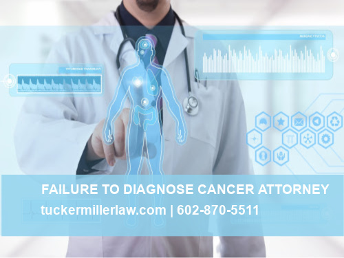 Graphic stating Failure To Diagnose Cancer Attorney Phoenix Arizona 